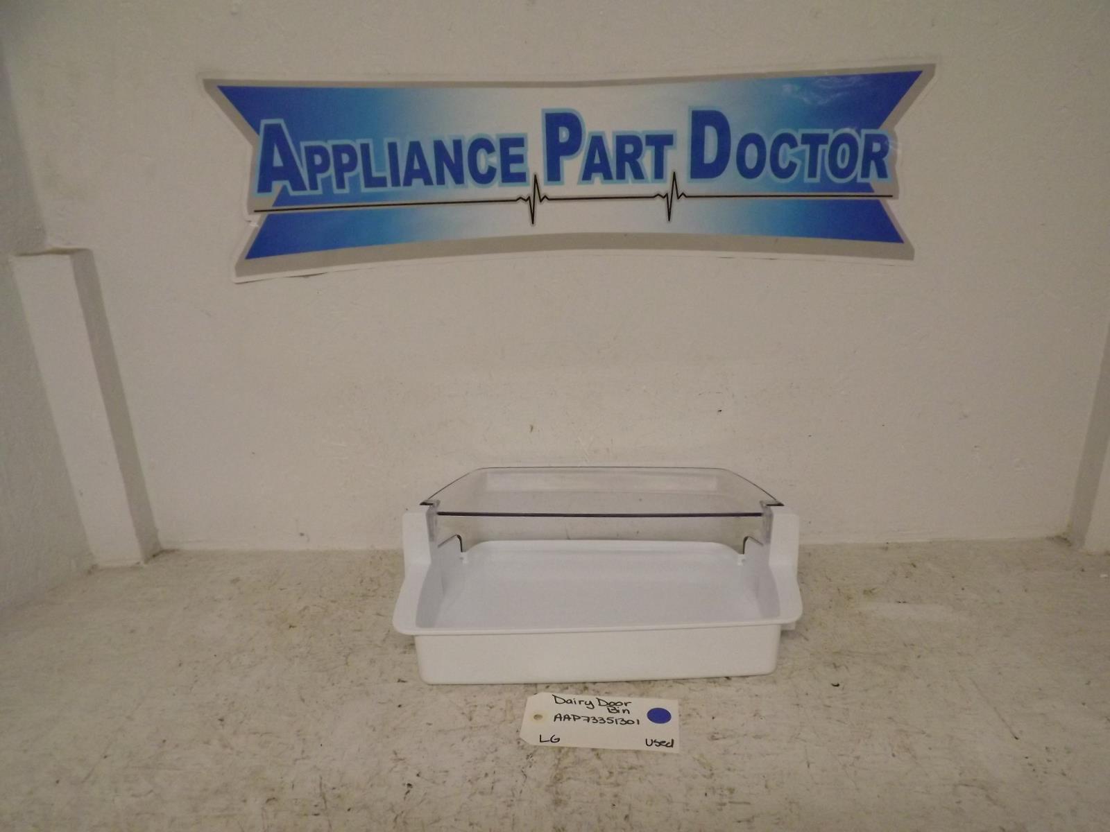 LG Refrigerator AAP73351301 Dairy Door Bin Used LG Refrigerator AAP73351301 Dairy Door Bin Used